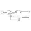 Dimmer Capsens FW - 12/24V - Sort