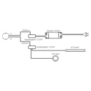 Dimmer Capsens FW - 12/24V - Sort