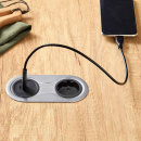 Stikkontakt Infini - Rustfritt Look