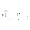 Badelampe LED Aalto - Krom