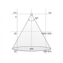 Badelampe LED Aalto - Krom