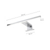 LED-Armatur Jot - Krom