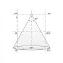 Taklampe Pendy Dim - Sort