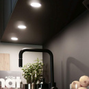 LED-Spot Stella Flat - 24 - Rustfritt Look