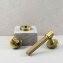 Dørhåndtak Helix 200 - Antikk Brons