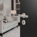 Dørhåndtak Helix 200 - Rustfritt Stål Finish