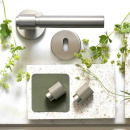 Dørhåndtak Helix 200 Plain - Rustfritt Stål Finish