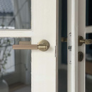 Dørhåndtak Helix 200 Stripe - Antikk Bronse