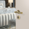 Dørhåndtak Helix 200 Stripe - Antikk Bronse