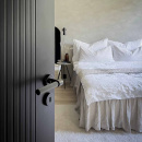 Dørhåndtak Helix 200 Stripe - Sort