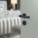 Dørhåndtak Helix 200 Stripe - Sort