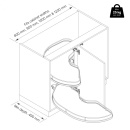 Hjørneskapsavtrekk - Cornerstone Maxx Planero