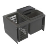 Kildesorteringssett - Cube Compact Eco - Mørkegrå