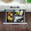 Kildesorteringssett - Cube Compact Eco - Mørkegrå