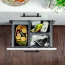 Kildesorteringssett - Cube Compact Eco - Mørkegrå