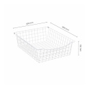 Trådkurv 150 - Hvit
