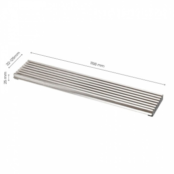 Ventilasjonsgitter - Rustfritt Stål