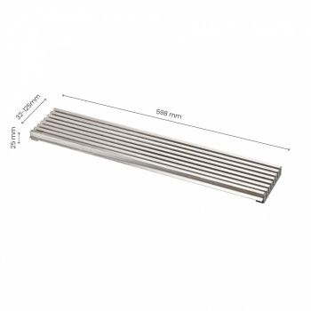 Ventilasjonsgitter - Rustfritt Stål