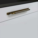 Håndtak Helix/Bakplate - Antikk Bronse