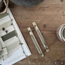 Håndtak Helix/Bakplate - Antikk Bronse