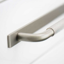 Håndtak Helix/Bakplate - Rustfritt Stål Finish