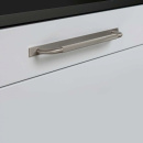 Håndtak Helix/Bakplate - Rustfritt Stål Finish