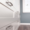 Håndtak Helix/Bakplate - Rustfritt Stål Finish