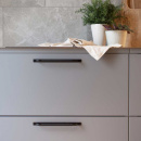 Håndtak Helix/Bakplate - Matt Sort