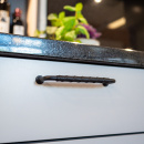 Håndtak 1353 - Matt Sort/Sort Lær