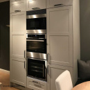 Håndtak Norma 12 - Rustfrit Stål/Brunt Lær