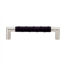 Håndtak Norma 12 - Rustfrit/Sort Lær