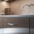 Håndtak Helix Stripe - Rustfritt Stål Finish