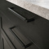 Møbelhåndtak Track i matt svart fra Beslag Design