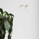 Knagg Sture - Børstet Ubehandlet Messing